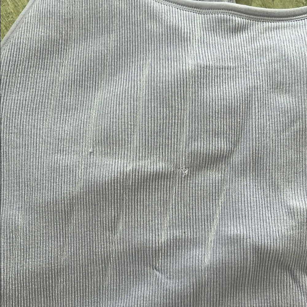 Work out Lavender Ribbed Tank Top - Picture 6 of 6